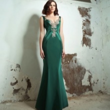 Empire style evening dress for a restaurant