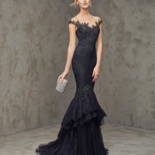 Evening lace mermaid dress