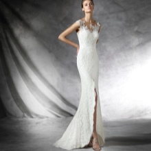 Wedding dress with a slit from Pronovias