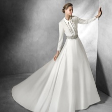 Pronovias shirt-style wedding dress