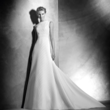 Wedding dress with a train 2016 from Pronovias