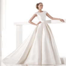 A-line wedding dress with a tight cut