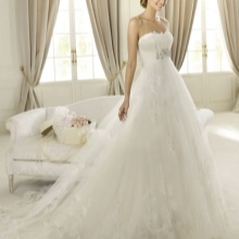 A-line Pronovias wedding dress