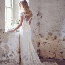 Anna Campbell Wedding Dress with Pearls