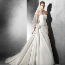 Pronovias Draped Wedding Dress