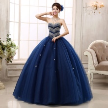 A puffy evening dress from China