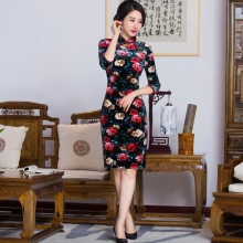 Chinese flower dress