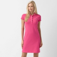 Straight short polo dress