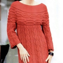 Long Sleeve High Waist Knit Winter Dress