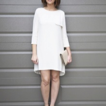 Asimetrik Etek Çanta Elbise