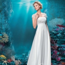 Empire style dress with lace