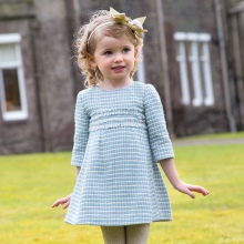 Tweed dress for girls 3-5 years old