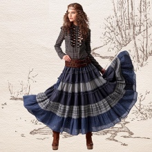 skirt with frill for spring