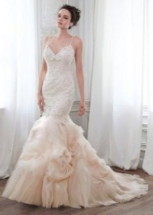 Mermaid style wedding dress