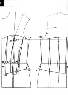 Another pattern of a wedding corset