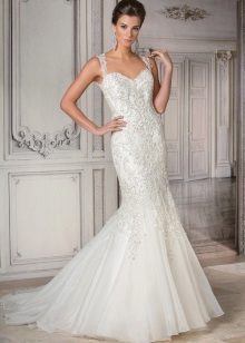 Abito da sposa senza spalline