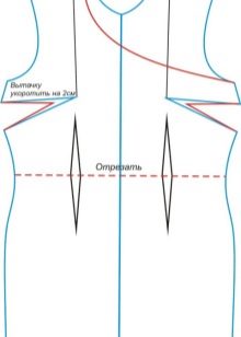 Modelování jednoramenného živůdku pro svatební šaty