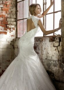 Backless Mermaid Wedding Dress