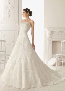 Wedding dress A-siluet long