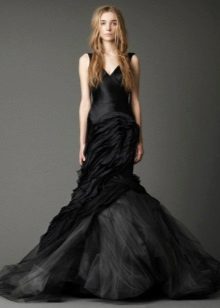 Vera Wong Black Wedding Dress