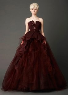 Red Wedding Dress by Wong