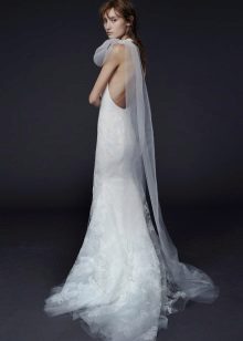 Wong Open Back Wedding Dress
