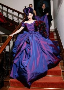 Dita Von Teese Colored Wedding Dress