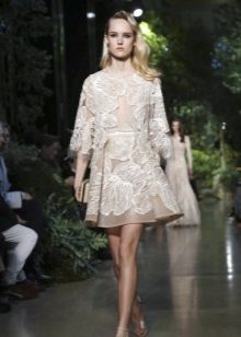 Wedding beige dress from Elie Saab