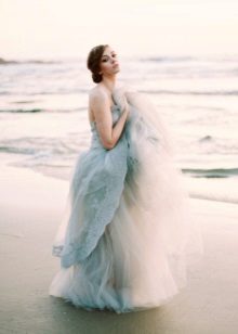 Salad Beach Wedding Dress