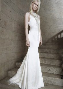 Vera Wong Simple Wedding Dress