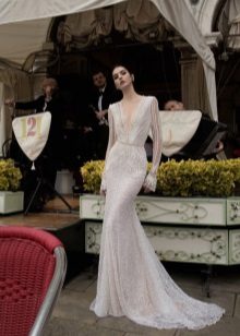 Inbal Dror Low Cut Wedding Dress