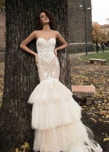 Sexy fish wedding dress