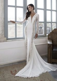 Sexy not puffy mermaid wedding dress