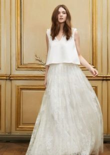 Wedding Top with Skirt