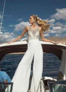 Wedding summer suit for second marriage