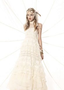 Pink YolanCris Wedding Dress