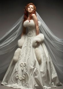 Winter wedding dress