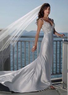 Godet Silk Bodycon Dress