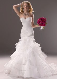 Organza Mermaid Wedding Dress