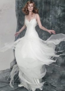 Flying Organza Wedding Dress Skirt