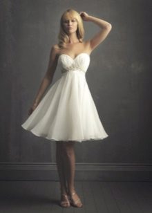 Puffy Chiffon Wedding Dress