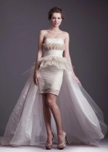 Wedding short dress from Anastasia Gorbunova