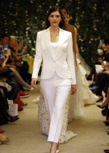 Wedding costume from Carolina Herrera