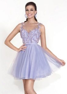 Lilac dress short magnificent