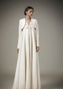 Empire dress with bolero