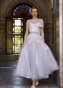 Midi Wedding Dress Lilac