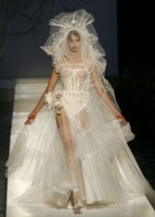 Transparent Candid Wedding Dress