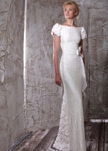 Lace Straight Wedding Dress