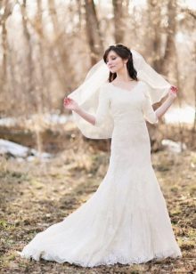 Modest wedding dress