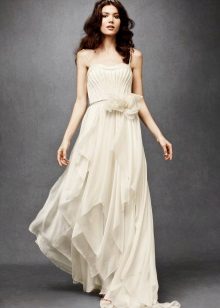 Wedding dress for a beach ceremony simple